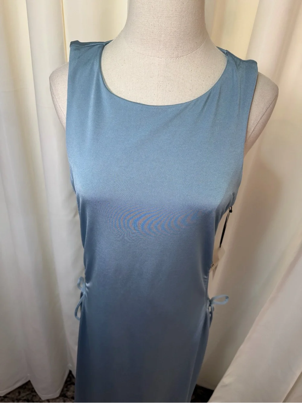 NWT Jade Swim ‘Callie’ Swim Dress Coverup in “Azure” Blue Size Large